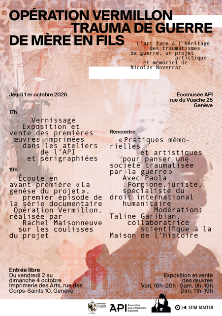 Flyer de l’exposition Opération Vermillon